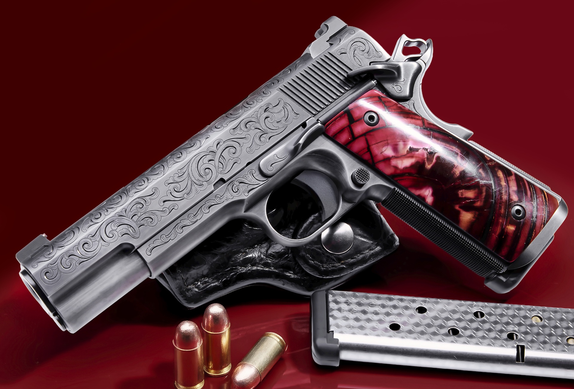 Limited Edition Nighthawk Custom SKC VIP "FIRE" 1911 45acp