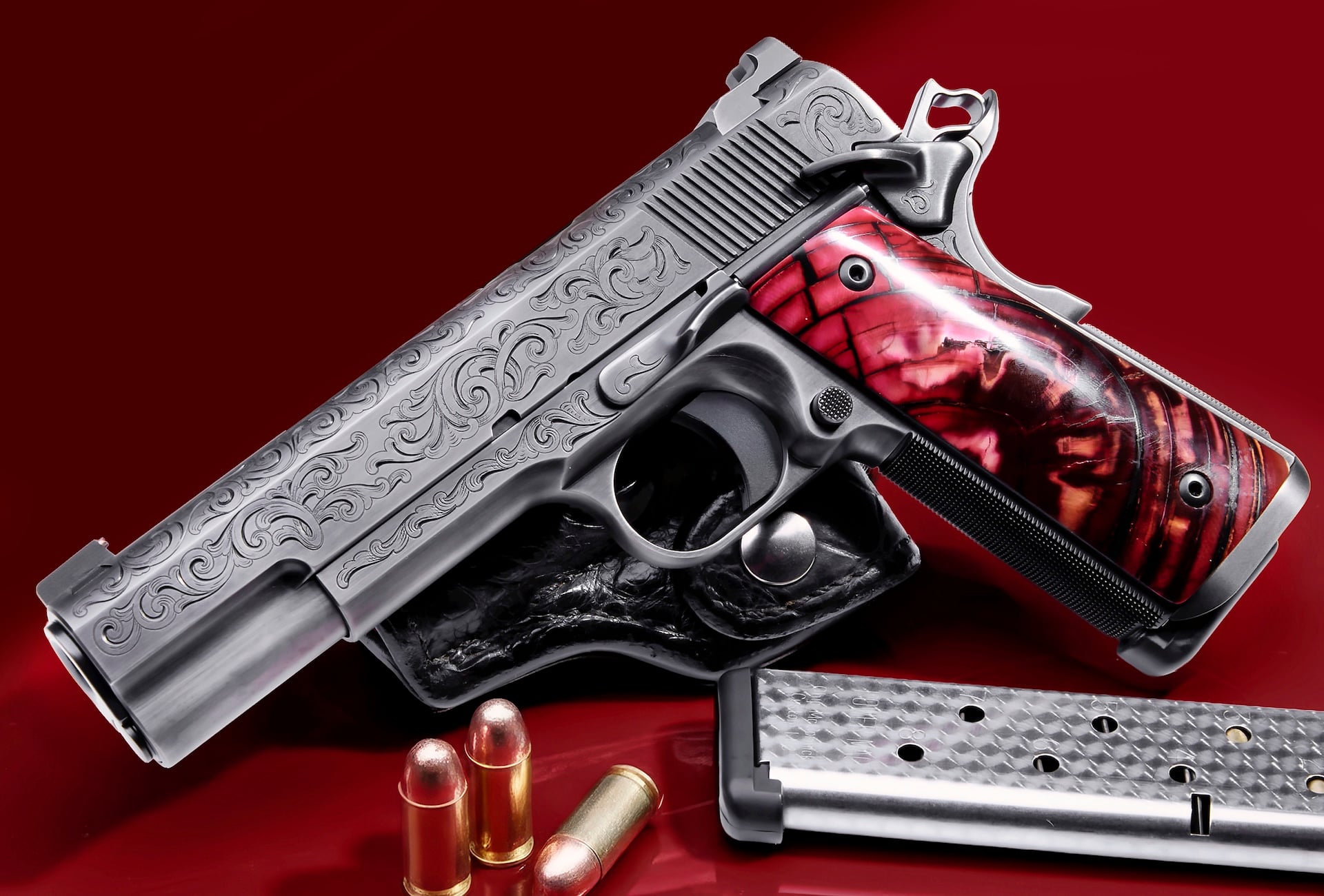 Limited Edition Nighthawk Custom SKC VIP "FIRE" 1911 45acp - Image 4