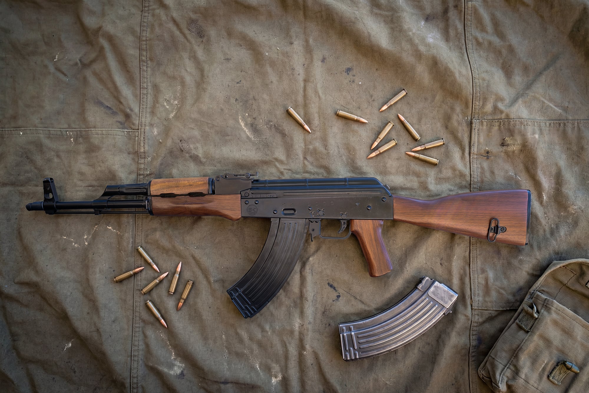 SK Customs Romanian Model 63 AKM-47 7.62x39mm Designed by Mikhail Kalashnikov - Image 2