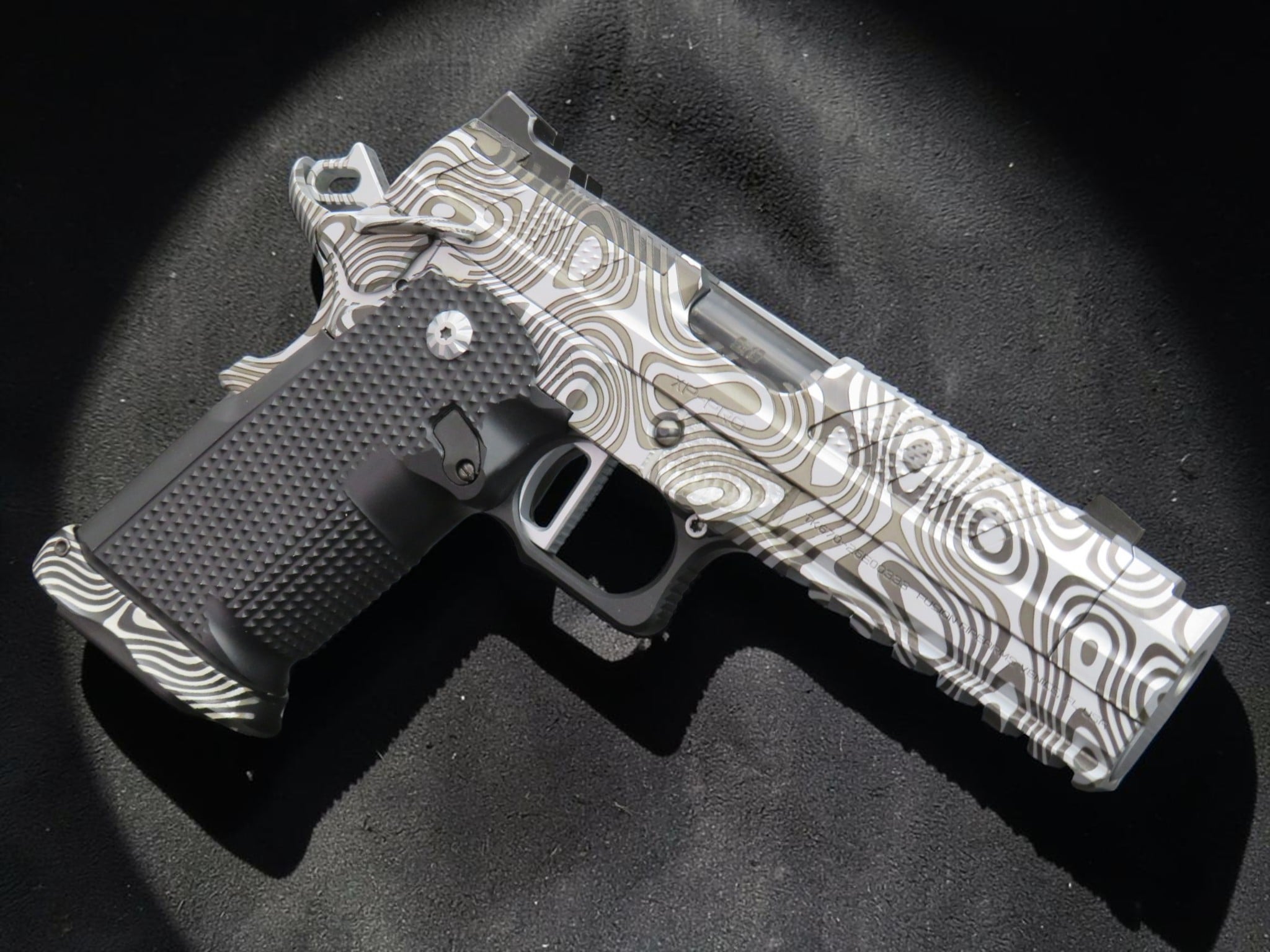 CUSTOM SHOP LIMITED EDITION DEEP DAMASCUS EDITION FUSION FIREARMS XP-PRO COMP & PORTED AMBI - Image 5