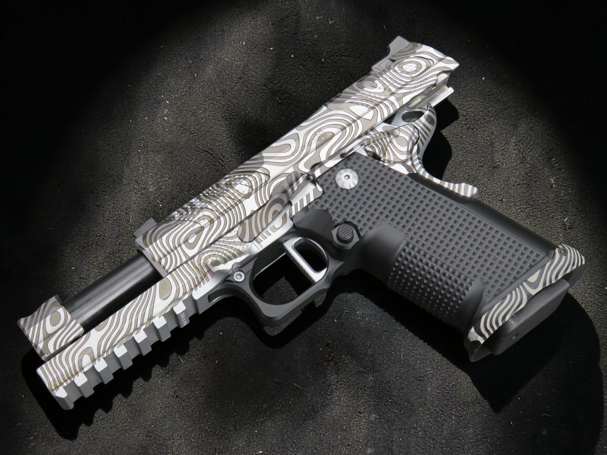 CUSTOM SHOP LIMITED EDITION DEEP DAMASCUS EDITION FUSION FIREARMS XP-PRO COMP & PORTED AMBI - Image 9