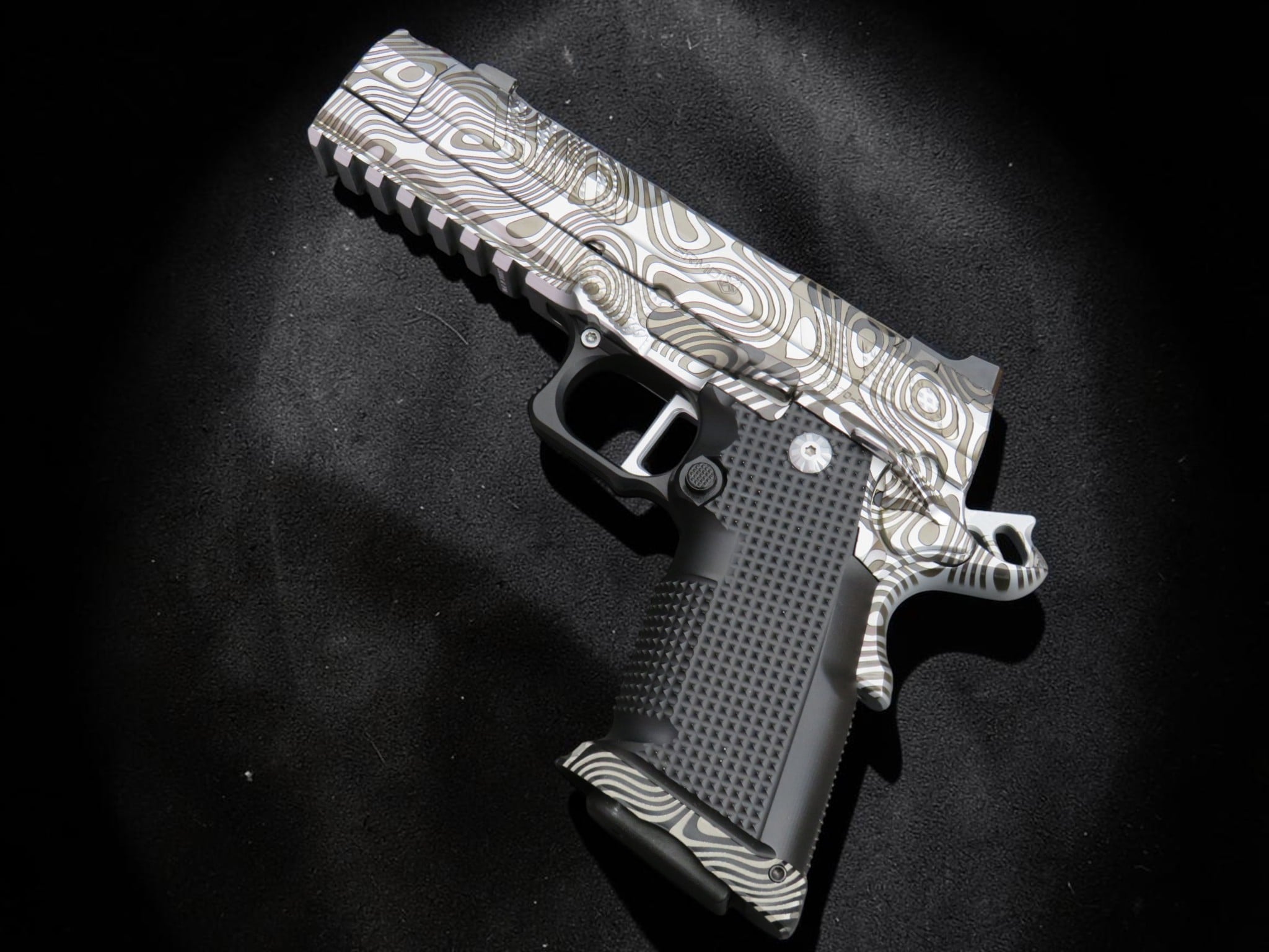 CUSTOM SHOP LIMITED EDITION DEEP DAMASCUS EDITION FUSION FIREARMS XP-PRO COMP & PORTED AMBI - Image 11