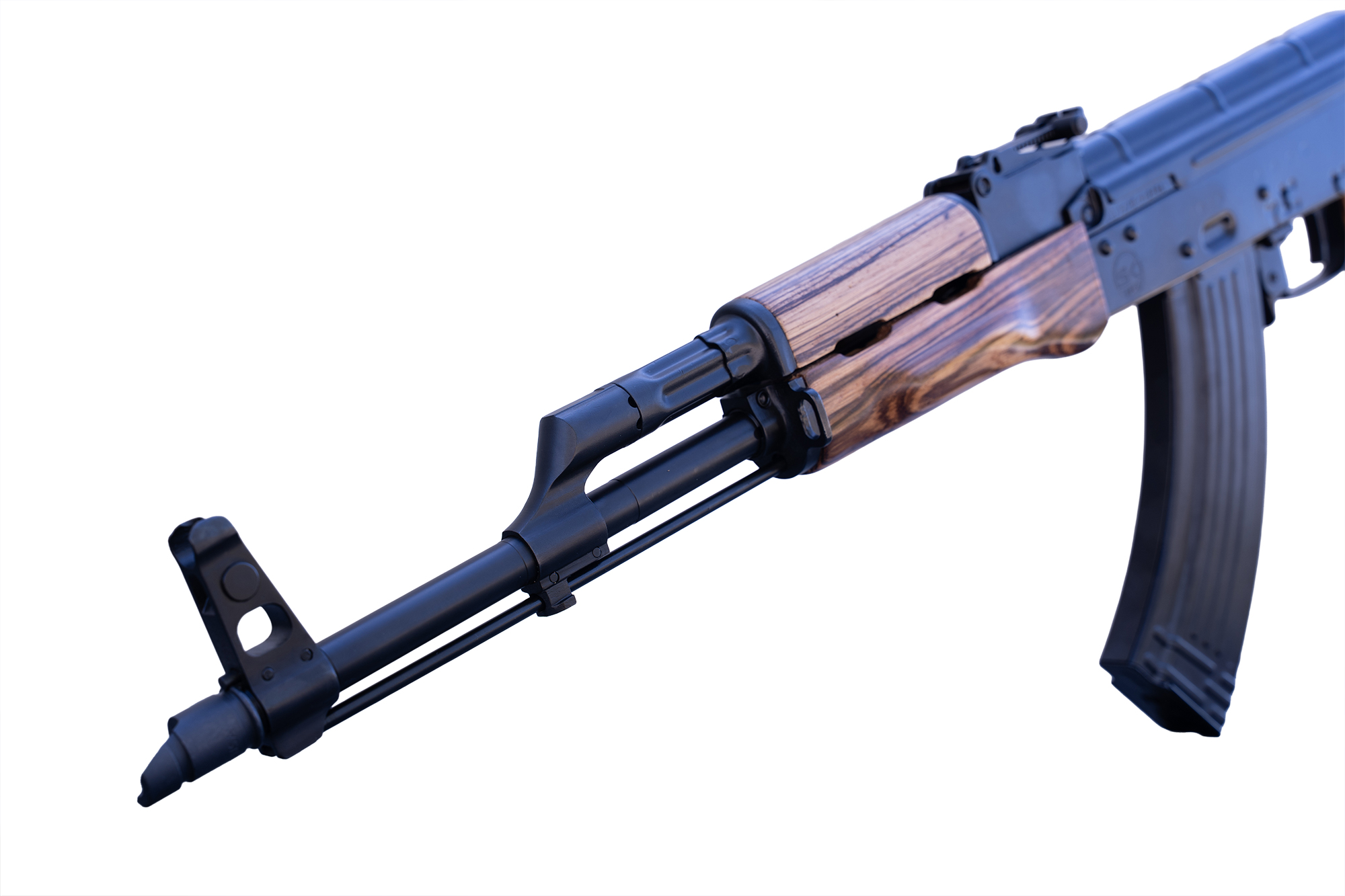SK Customs Romanian Model 63 AKM-47 7.62x39mm Exotic Zebrawood Designed by Mikhail Kalashnikov - Image 6