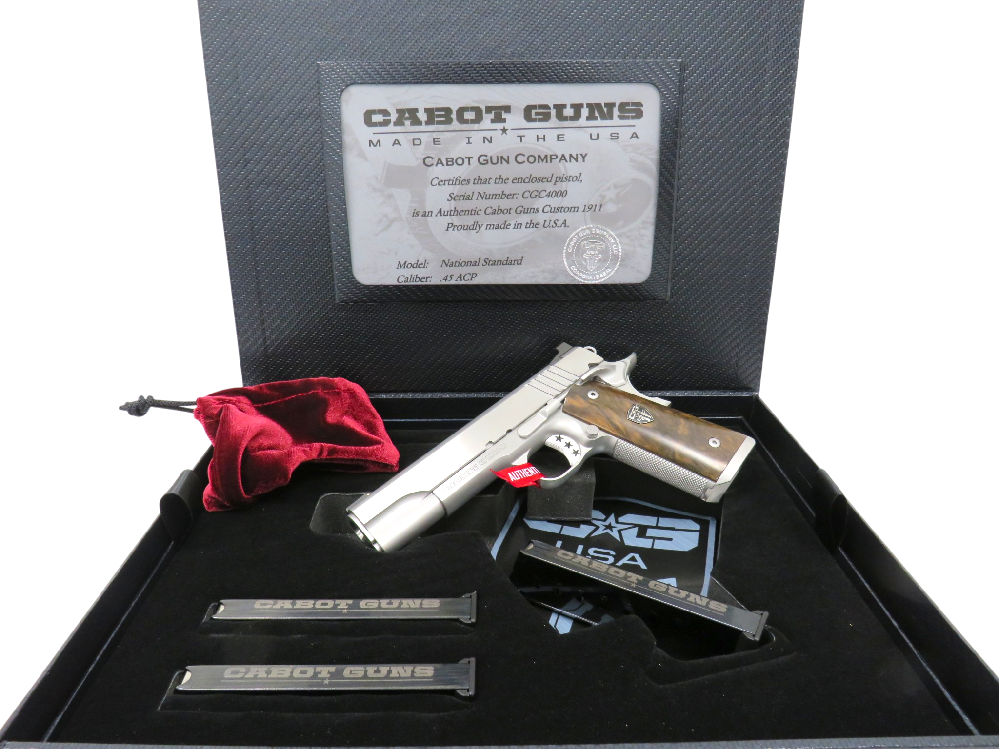 Cabot Guns The National Standard 1911 in 45acp only ONE of 050 - Image 12