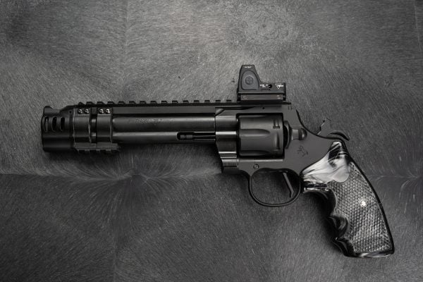 Custom Shop Colt Python 6" Compensated, Pic Rail, RMR Mount, RMR Green ...
