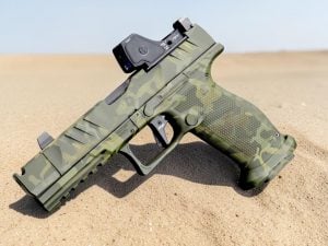 SK Customs Green Camo Edition Walther PDP Pro-X FS 4.6" 20rd PMM Comp with RMR HD