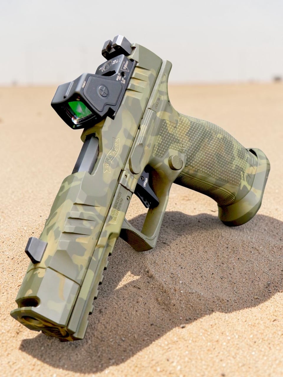 SK Customs Green Camo Edition Walther PDP Pro-X FS 4.6" 20rd PMM Comp with RMR HD - Image 12