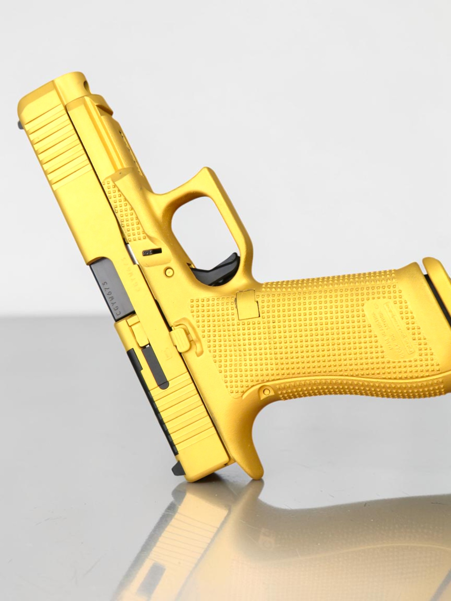 SK Customs Glock 17 Gen 6 MOS GOLD CERAKOTE 17rd Mags - Image 2