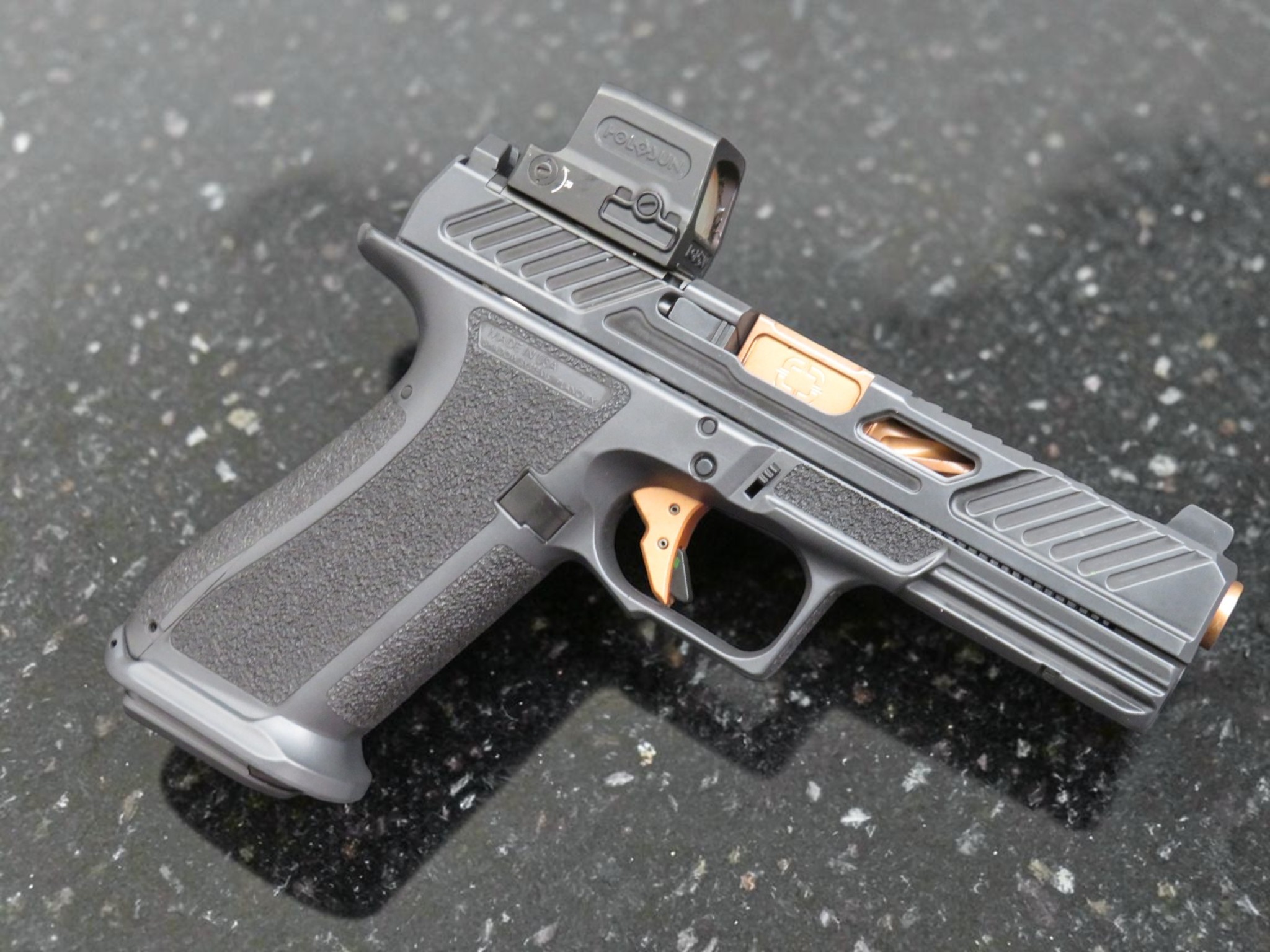 ONE-OF-ONE SHADOW SYSTEMS DR920 ELITE with 17rd Mags, Holosun 507T MRS Green - Image 2