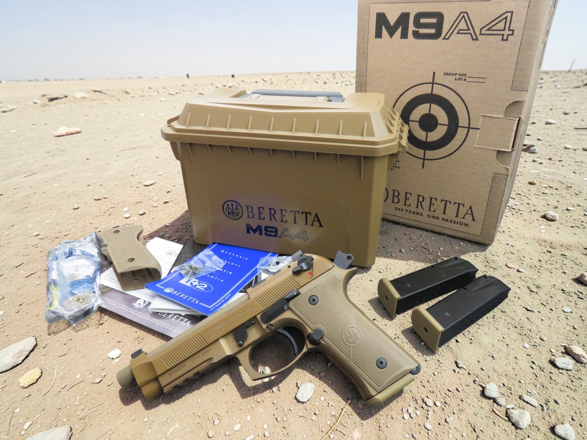 MODIFIED BERETTA M9A4 with LANGDON TACTICAL TRIGGER BAR COMES WITH AMMO CAN DISPLAY - Image 2