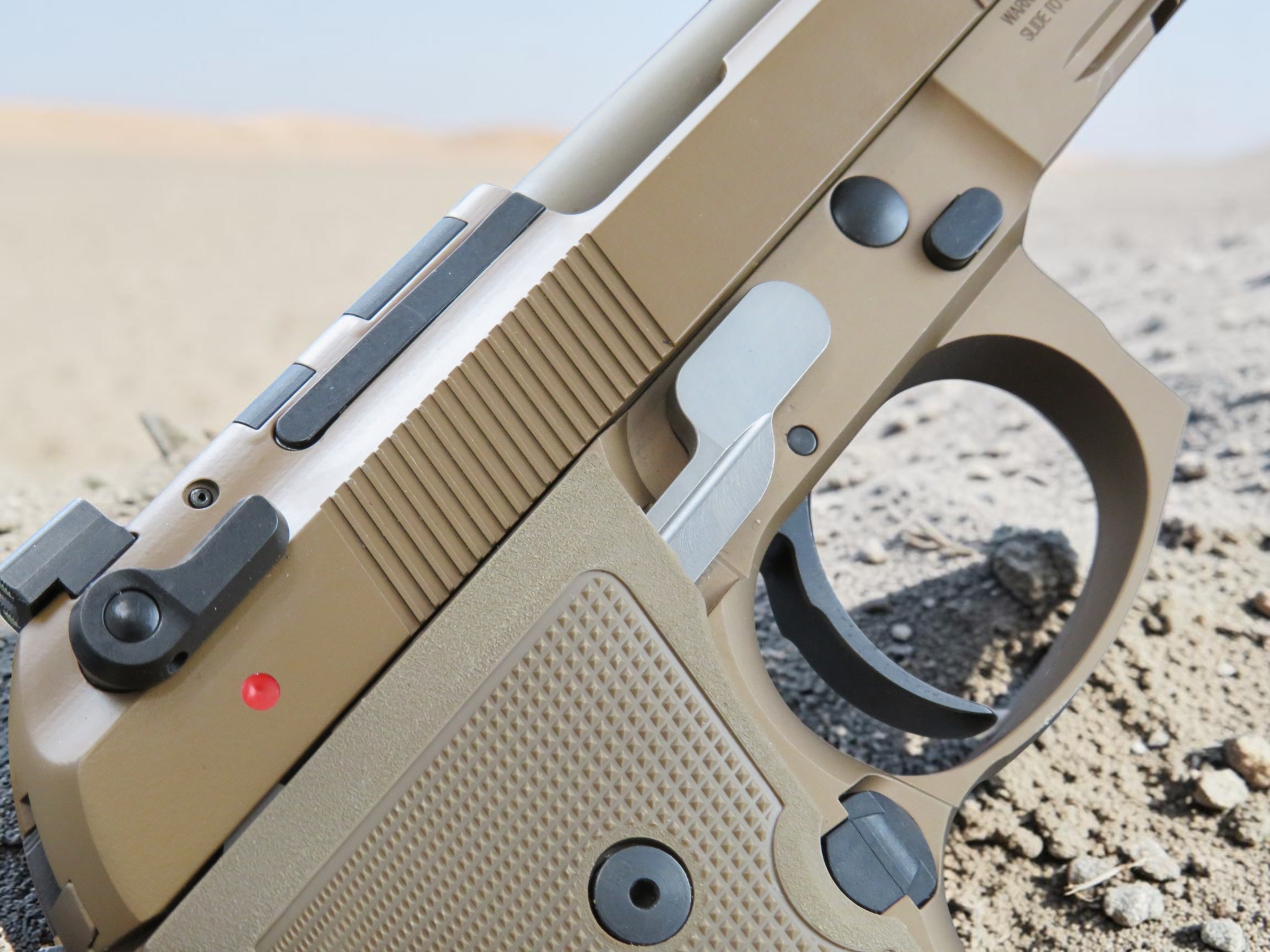MODIFIED BERETTA M9A4 with LANGDON TACTICAL TRIGGER BAR COMES WITH AMMO CAN DISPLAY - Image 7