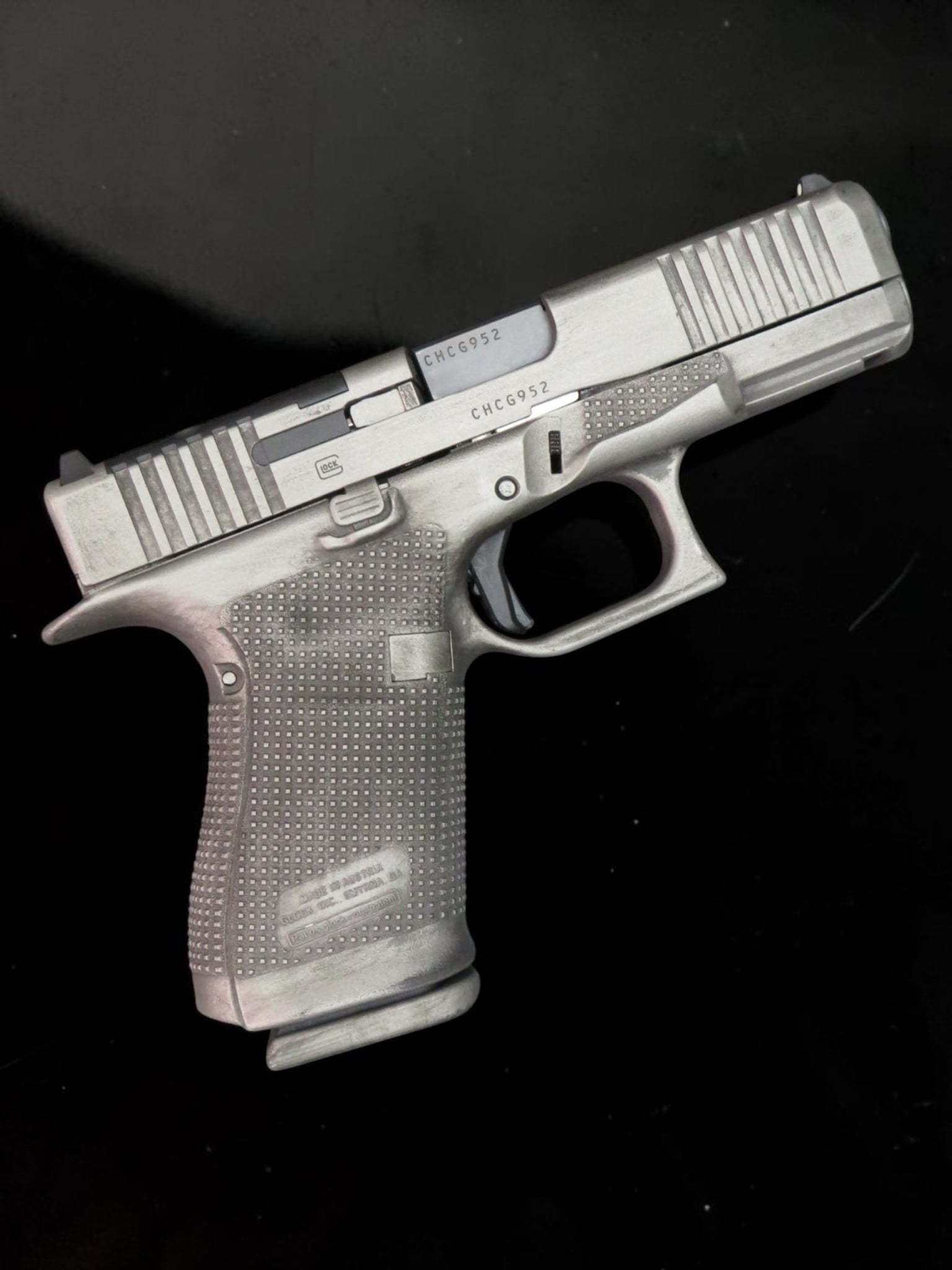 SK Customs Glock 19 Gen 6 MOS Distressed Sniper Gray CERAKOTE 15rd Mags - Image 7