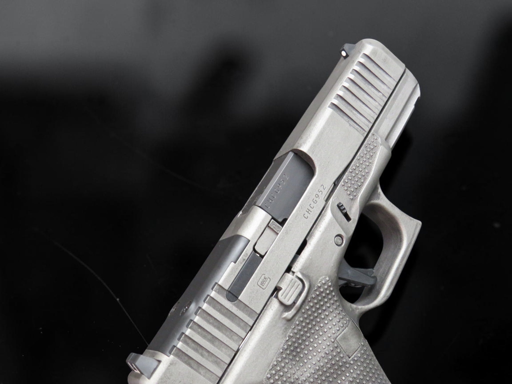SK Customs Glock 19 Gen 6 MOS Distressed Sniper Gray CERAKOTE 15rd Mags - Image 11