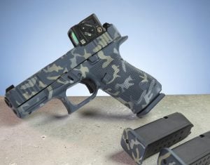 SK Customs Glock 19 Gen 6 COA Camo Blue Gray CERAKOTE 15rd Mags
