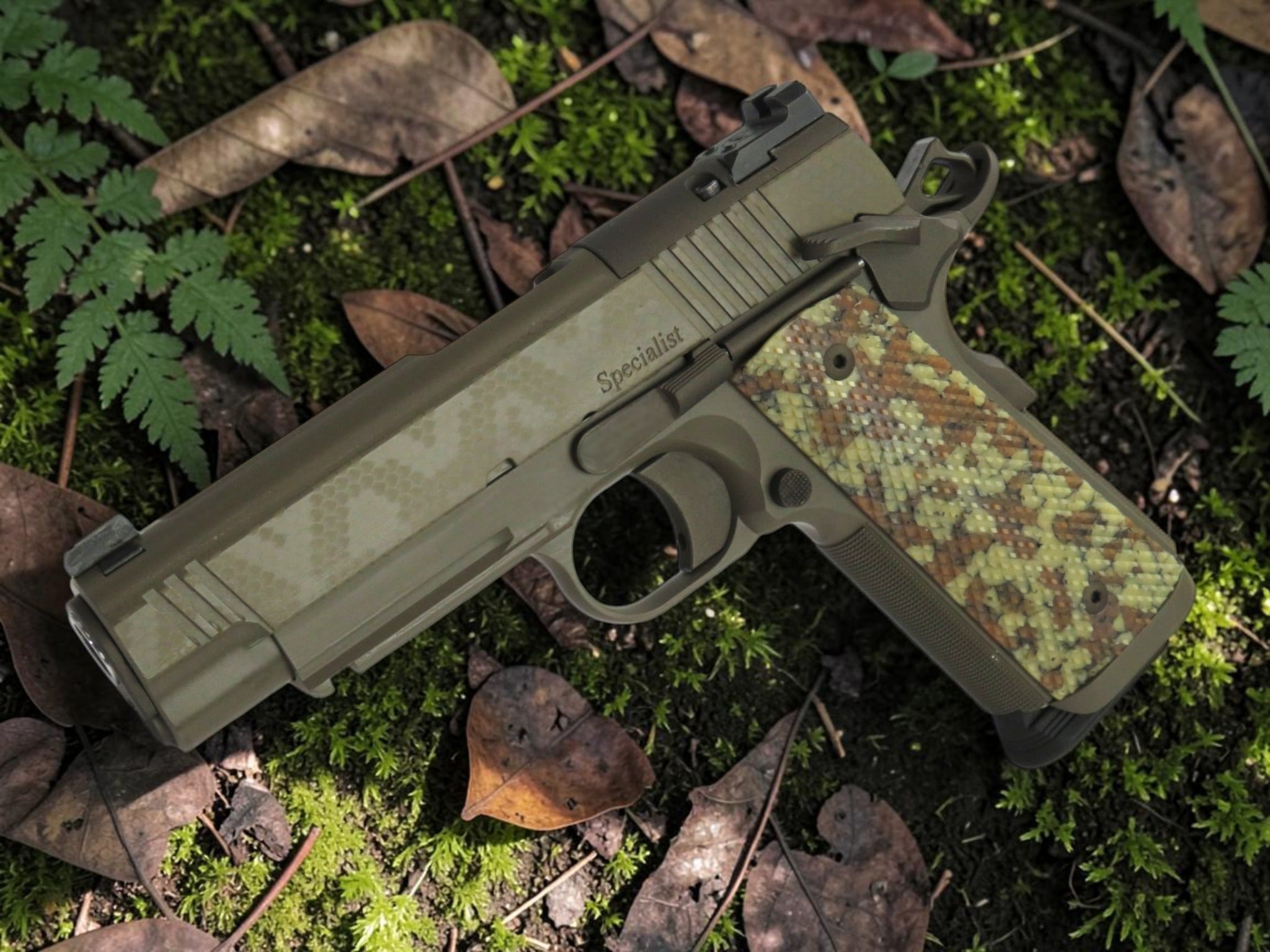 SK LIMITED DAN WESSON COMMANDER SPECIALIST RATTLER EDITION 1911 OPTIC READY 45acp