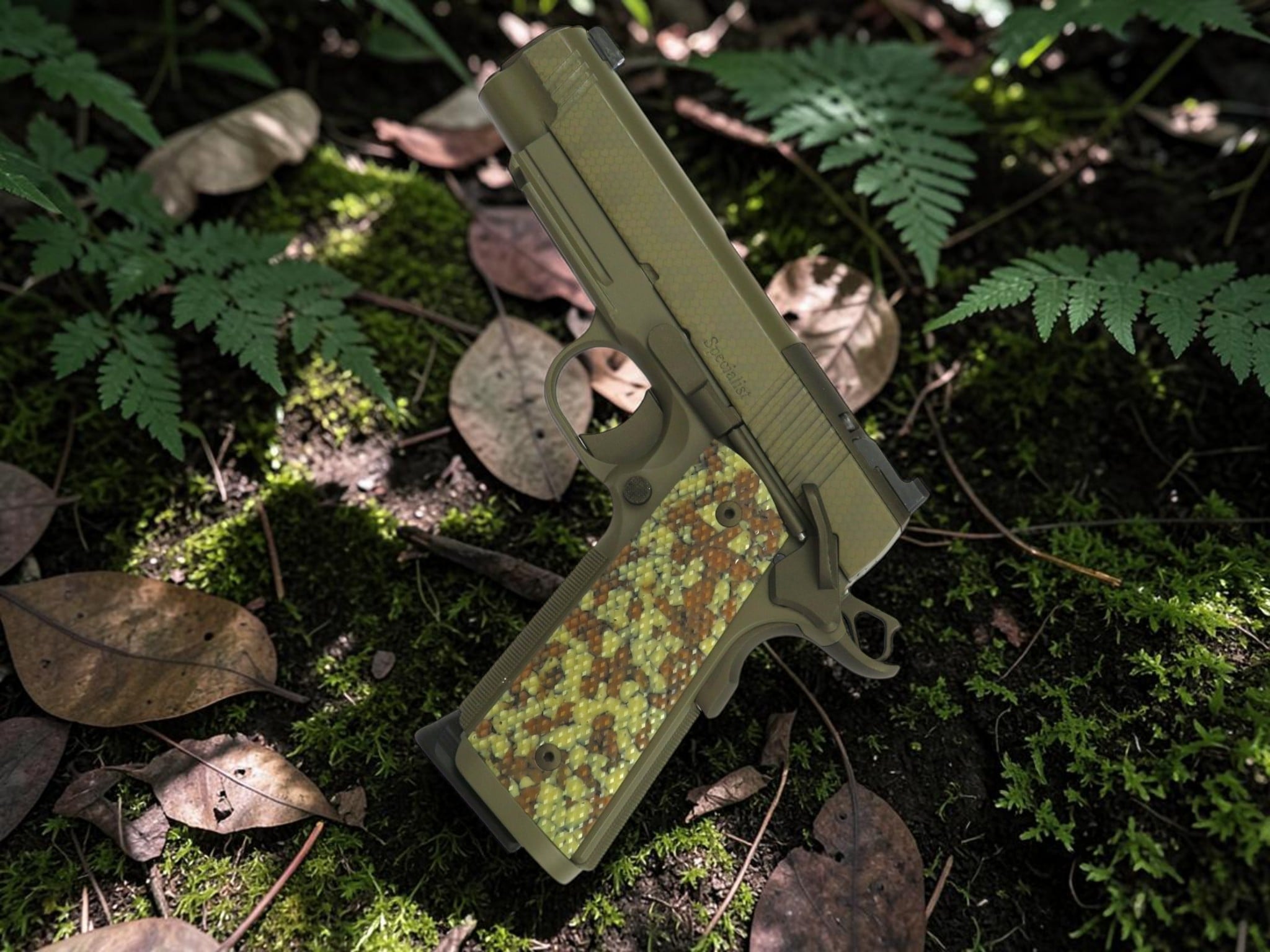 SK LIMITED DAN WESSON COMMANDER SPECIALIST RATTLER EDITION 1911 OPTIC READY 45acp - Image 4