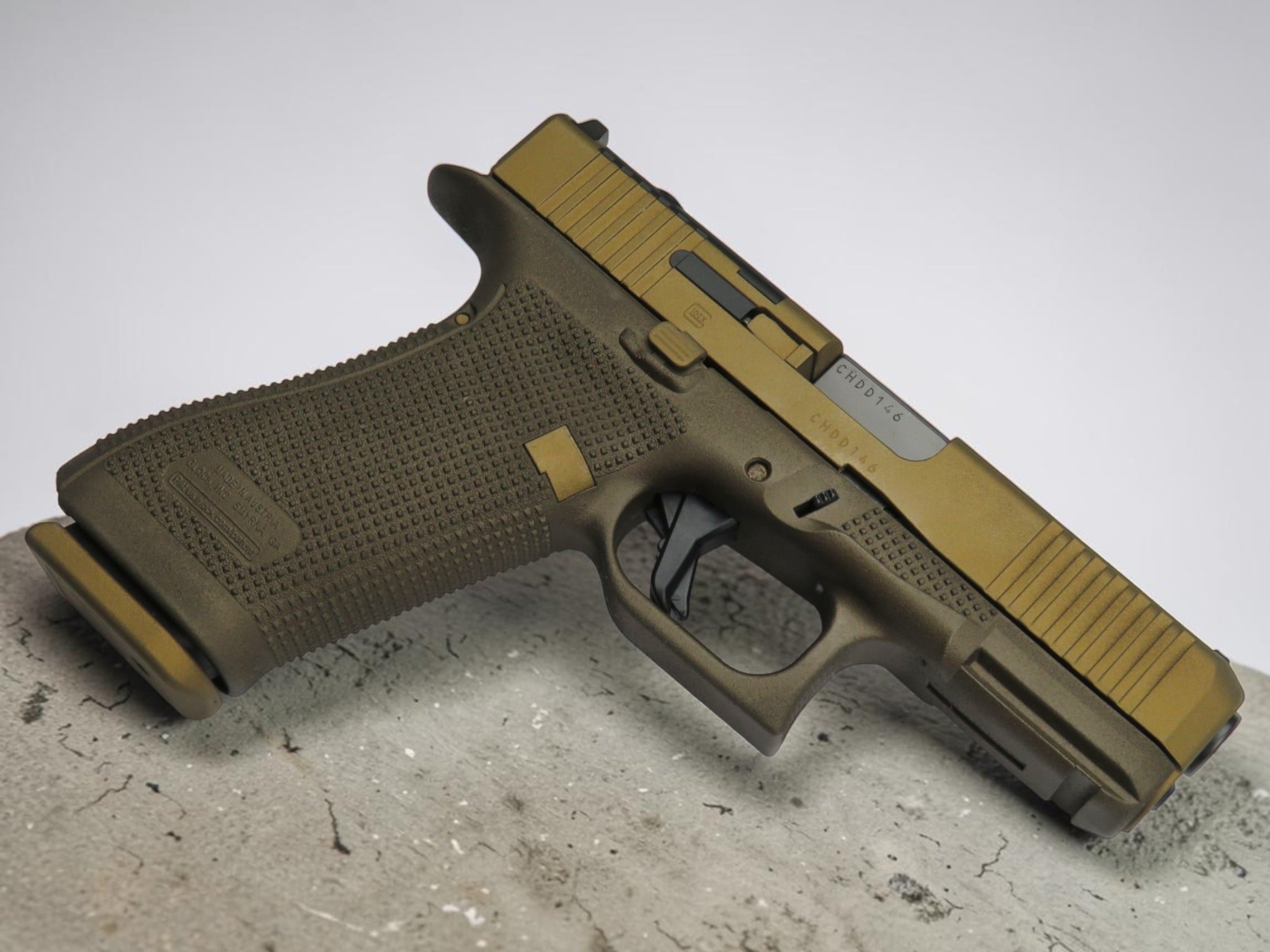 SK Customs Glock 45 Gen 6 ORS Bronze/FDE CERAKOTE 17rd Mags - Image 6
