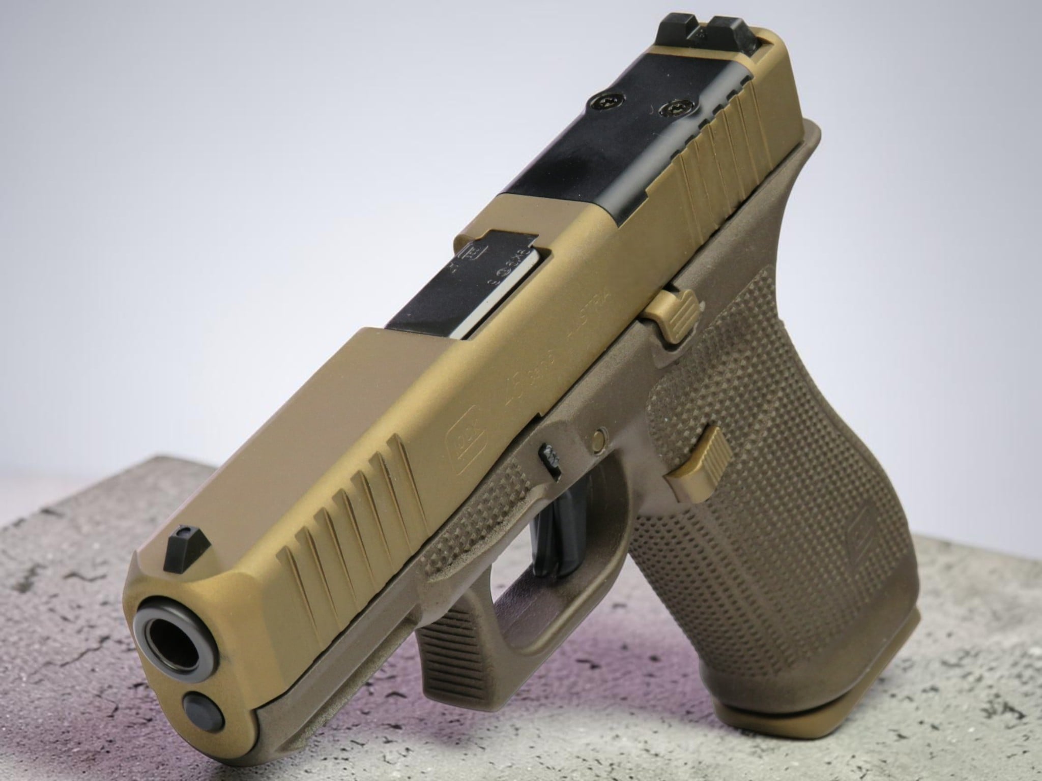 SK Customs Glock 45 Gen 6 ORS Bronze/FDE CERAKOTE 17rd Mags