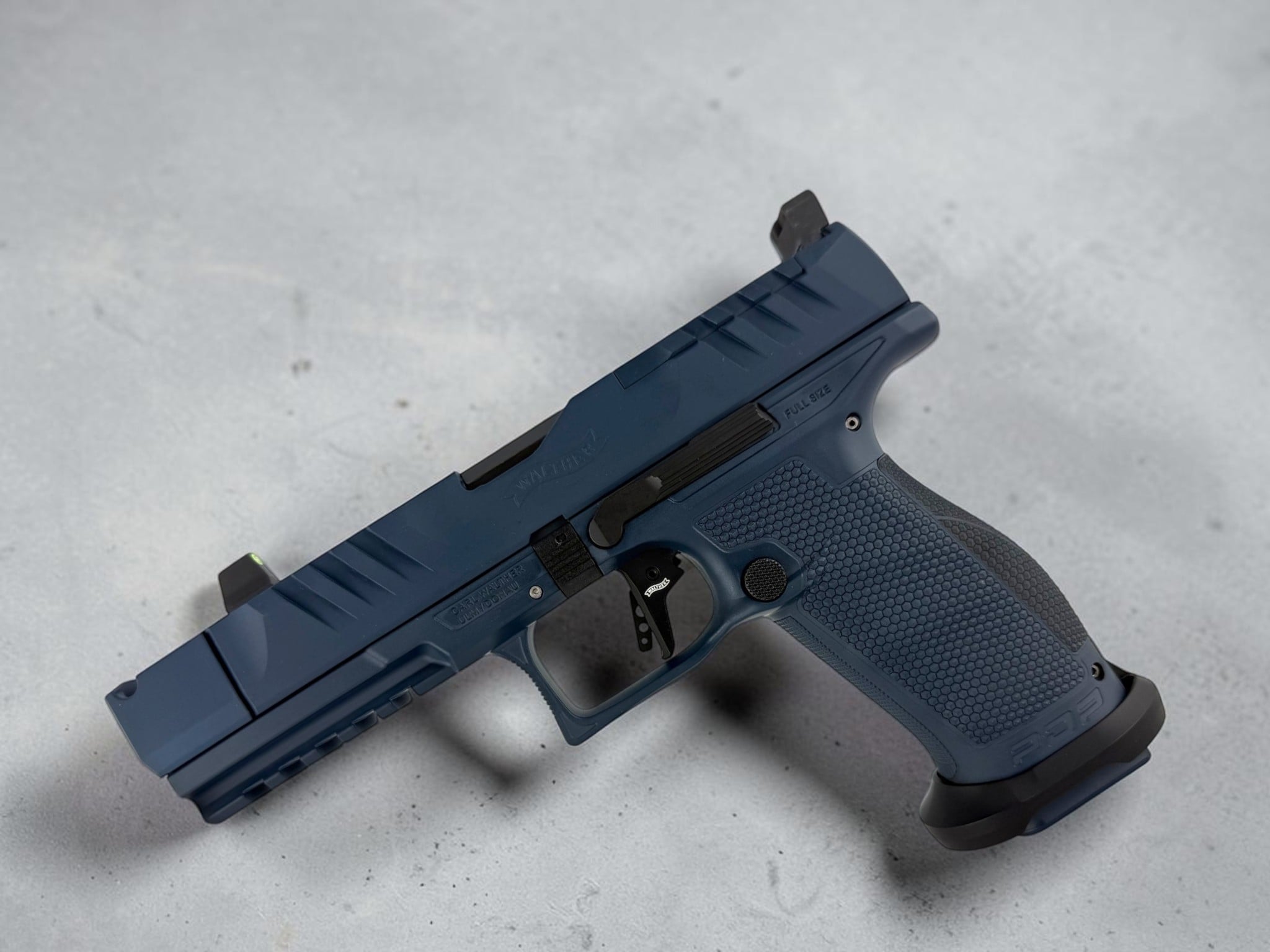 SK Guns Custom Shop Navy Blue Walther PDP Pro-X FS 4.6" 20rd PMM Comp
