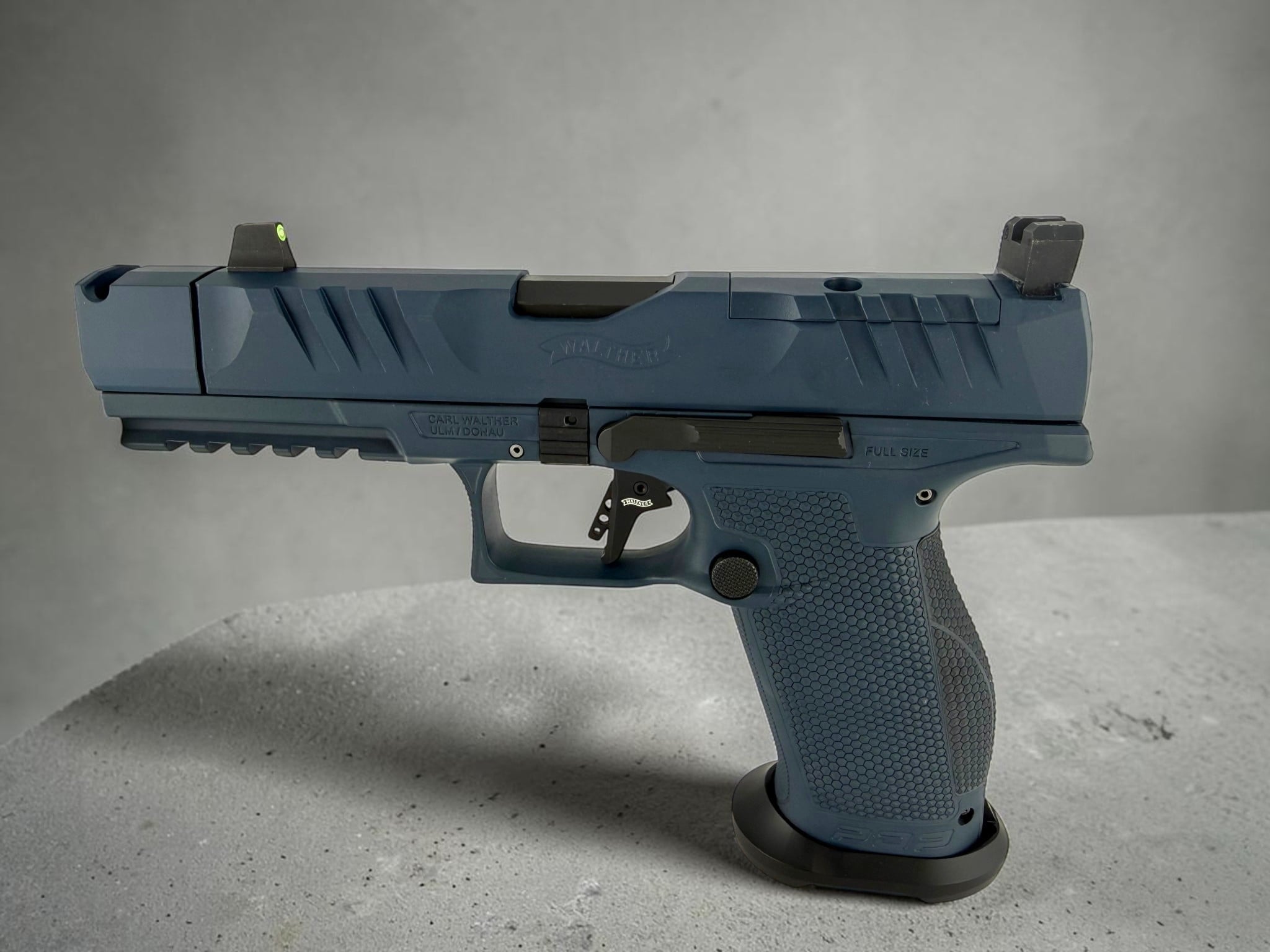 SK Guns Custom Shop Navy Blue Walther PDP Pro-X FS 4.6" 20rd PMM Comp - Image 3