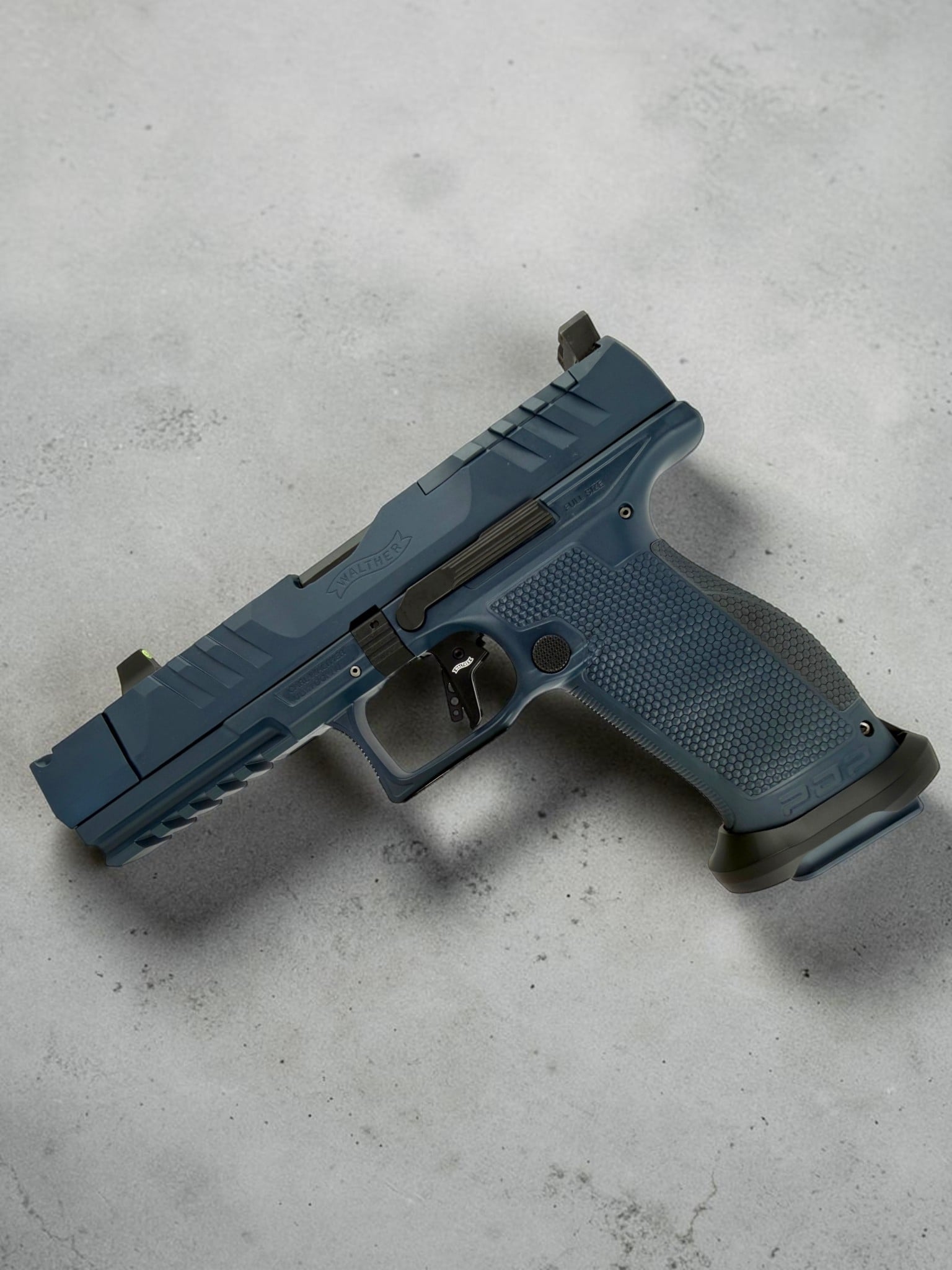 SK Guns Custom Shop Navy Blue Walther PDP Pro-X FS 4.6" 20rd PMM Comp - Image 4