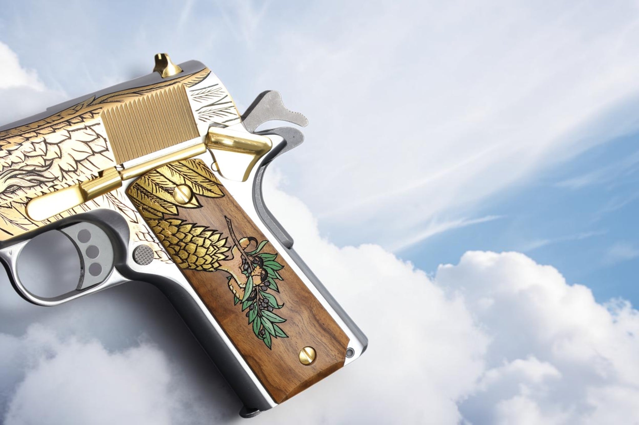 Colt 1911 45acp ONE of 2500 OLD GLORY #215 - Image 7