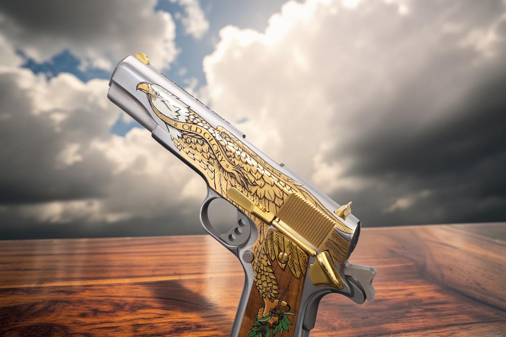 Colt 1911 45acp ONE of 2500 OLD GLORY #215 - Image 9