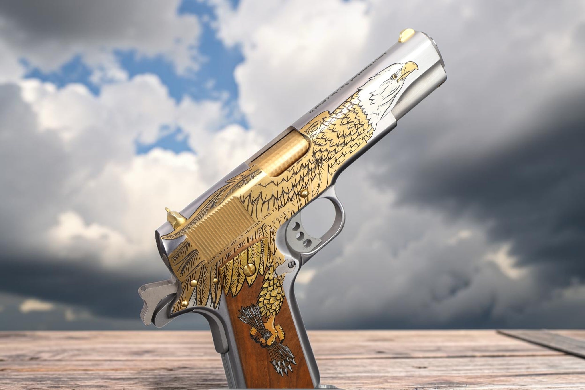 Colt 1911 45acp ONE of 2500 OLD GLORY #215 - Image 10