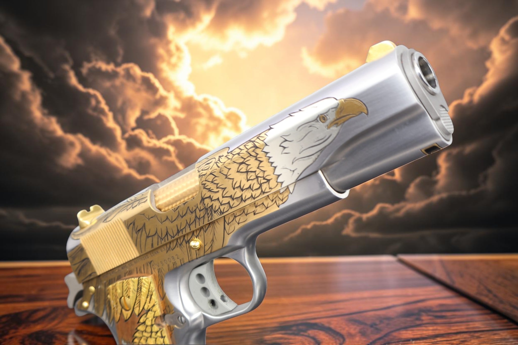 Colt 1911 45acp ONE of 2500 OLD GLORY #215 - Image 16