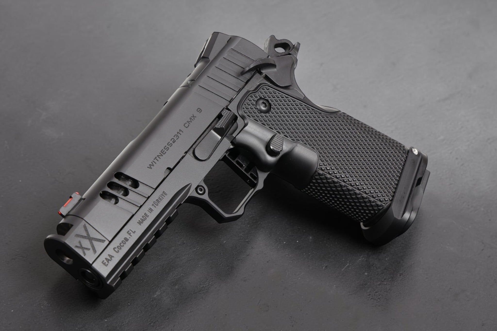 UPGRADED NEW GIRSAN EAA CORP WITNESS 2311 CMXX 9MM 4.25in Intergrated Comp Ambi 395065