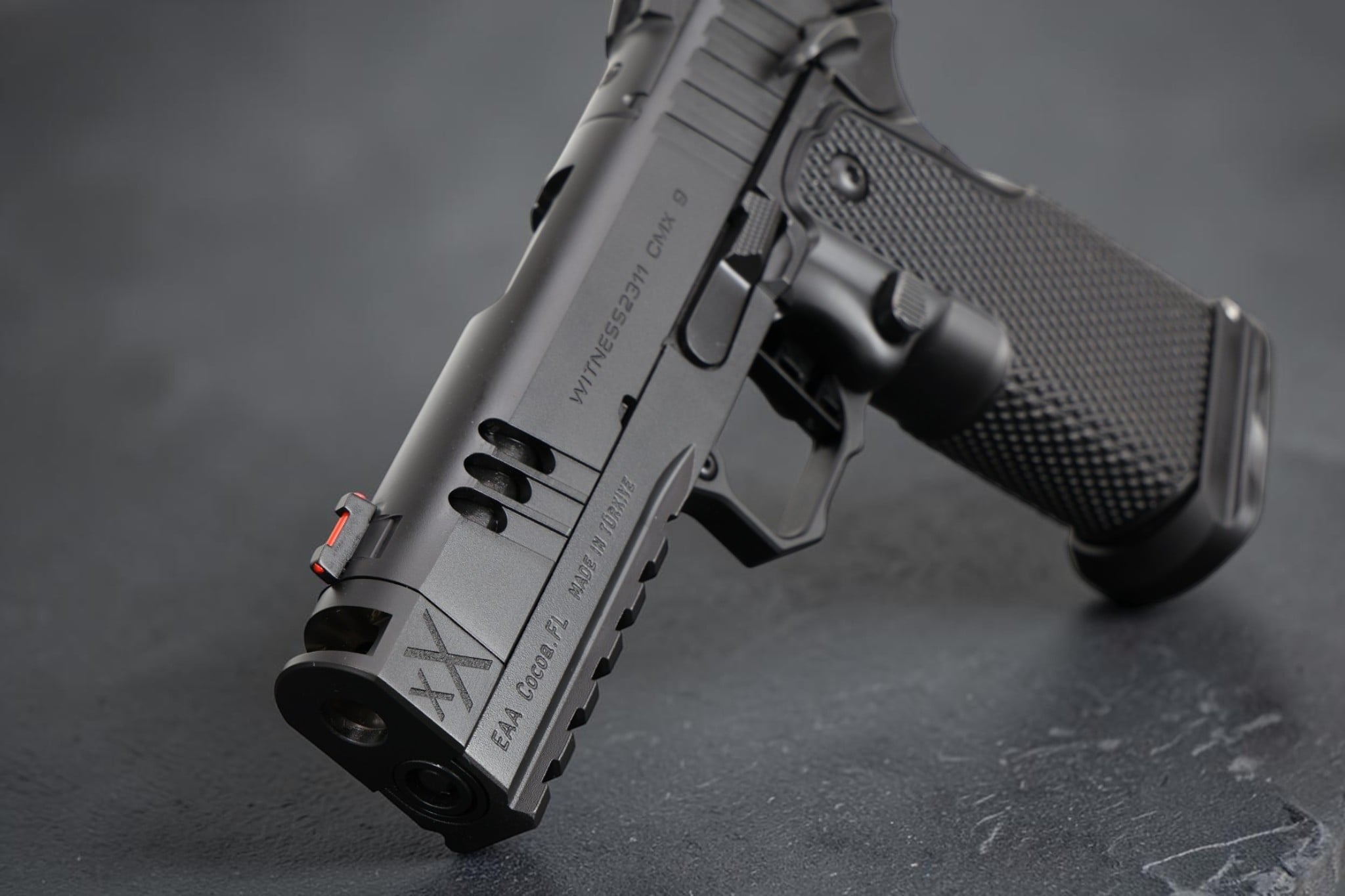 UPGRADED NEW GIRSAN EAA CORP WITNESS 2311 CMXX 9MM 4.25in Intergrated Comp Ambi 395065 - Image 2