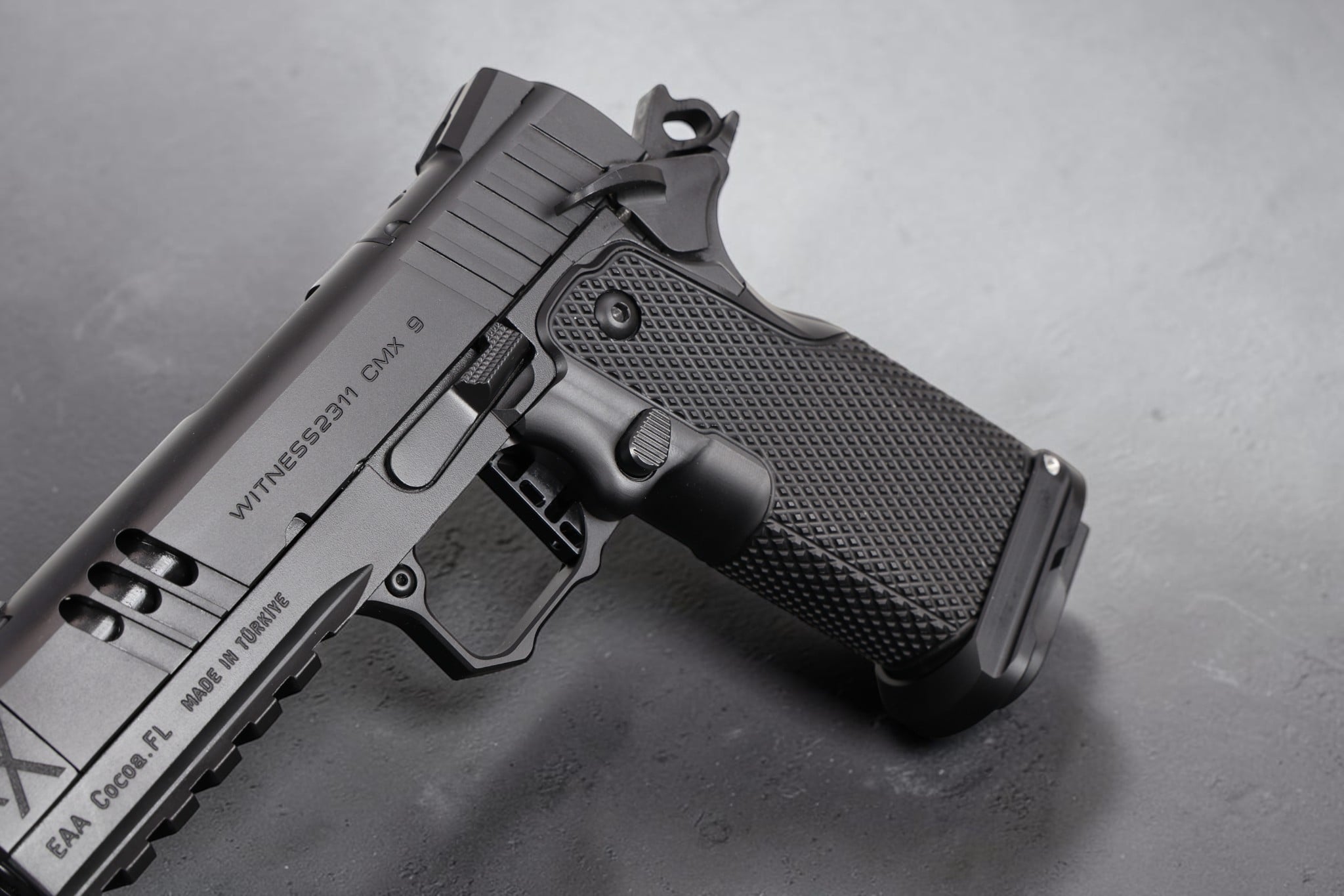 UPGRADED NEW GIRSAN EAA CORP WITNESS 2311 CMXX 9MM 4.25in Intergrated Comp Ambi 395065 - Image 3