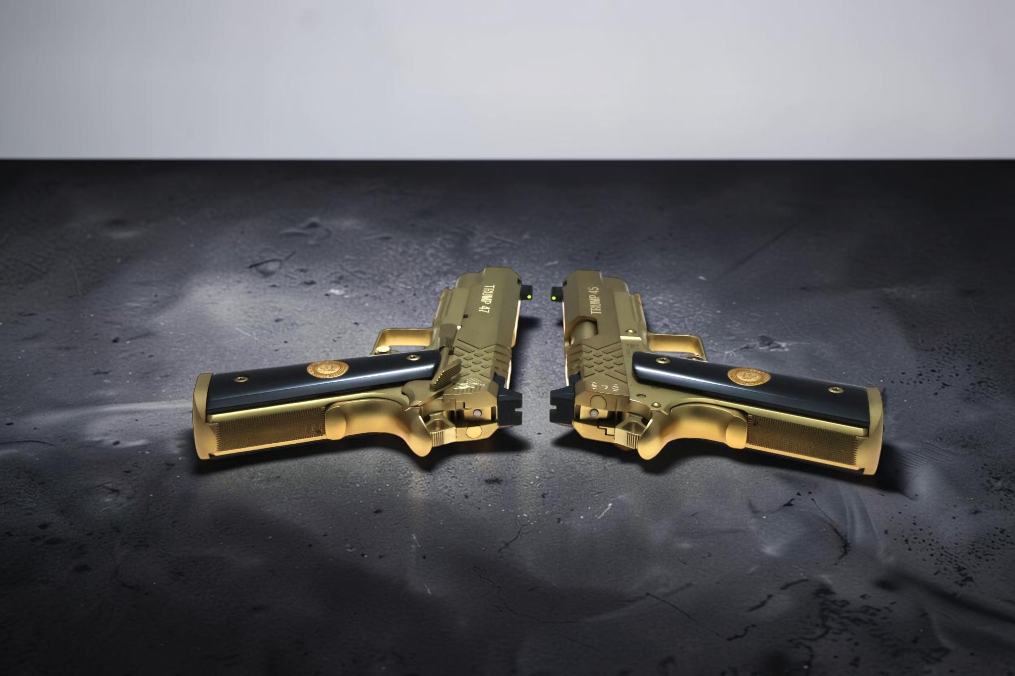 TWO GUN SET - SK Guns Xclusive Trump 45/47 9mm & 45acp with Matching Numbers - Image 5