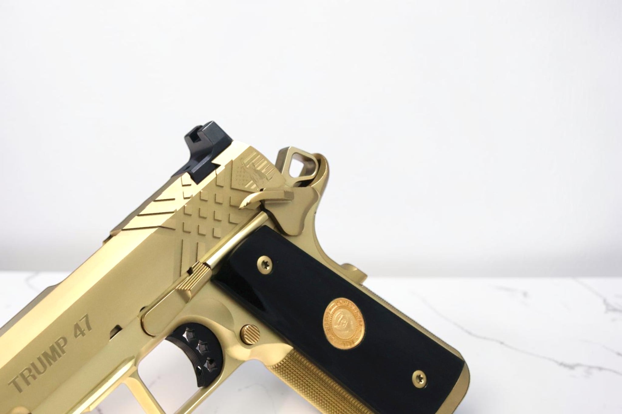 TWO GUN SET - SK Guns Xclusive Trump 45/47 9mm & 45acp with Matching Numbers - Image 23