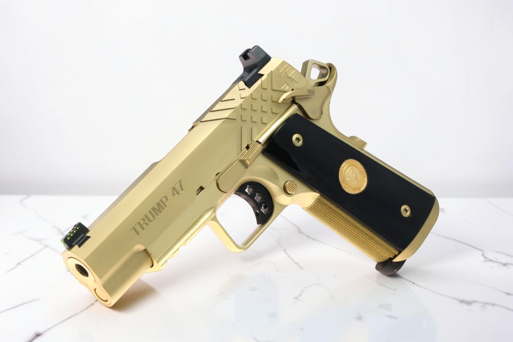 TWO GUN SET - SK Guns Xclusive Trump 45/47 9mm & 45acp with Matching Numbers - Image 16