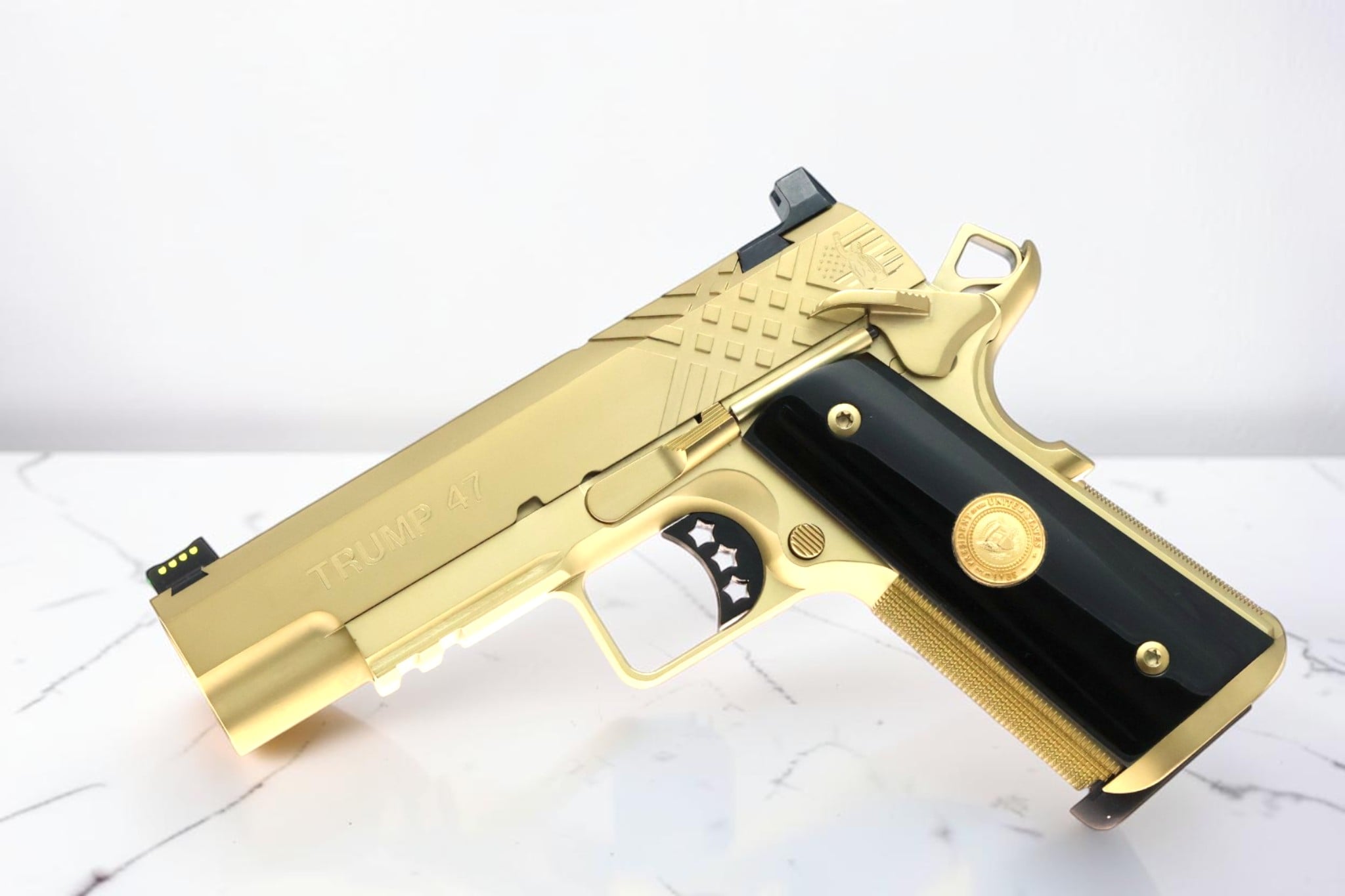 TWO GUN SET - SK Guns Xclusive Trump 45/47 9mm & 45acp with Matching Numbers - Image 17