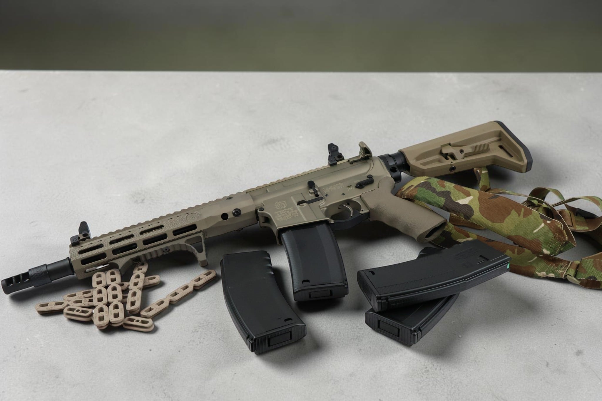Troy Industries Troy Patrol Rifle (TPR) 11.5″ SOCC T1 Gen 3 FDE SBR