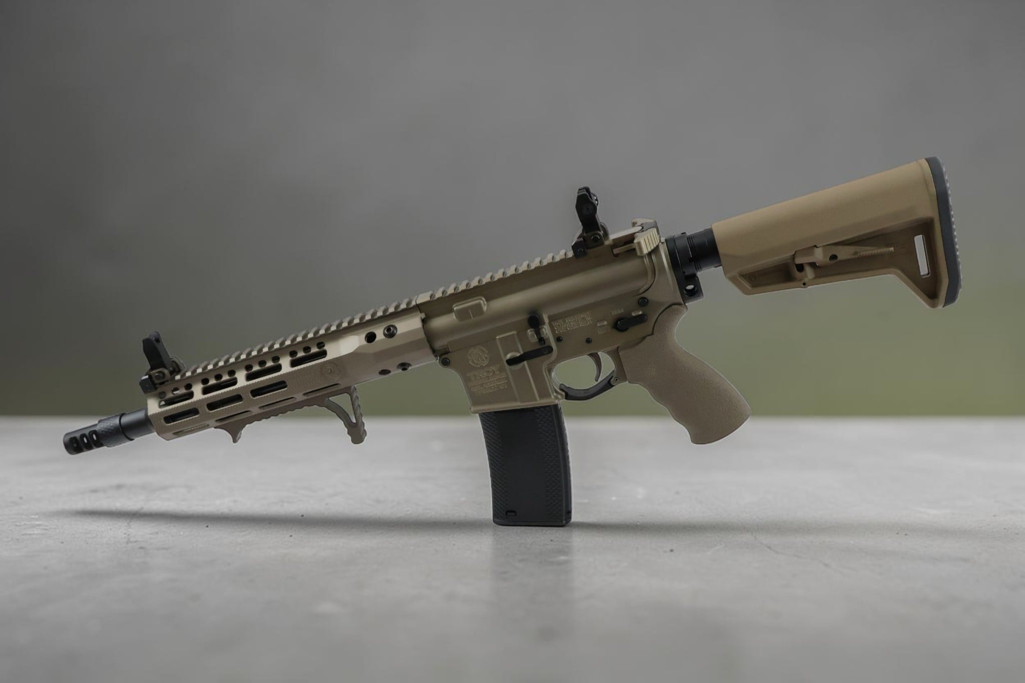 Troy Industries Troy Patrol Rifle (TPR) 11.5″ SOCC T1 Gen 3 FDE SBR - Image 2