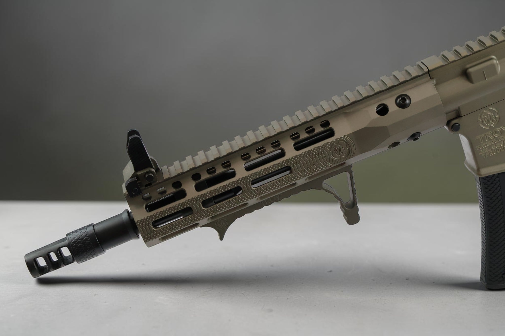 Troy Industries Troy Patrol Rifle (TPR) 11.5″ SOCC T1 Gen 3 FDE SBR - Image 7