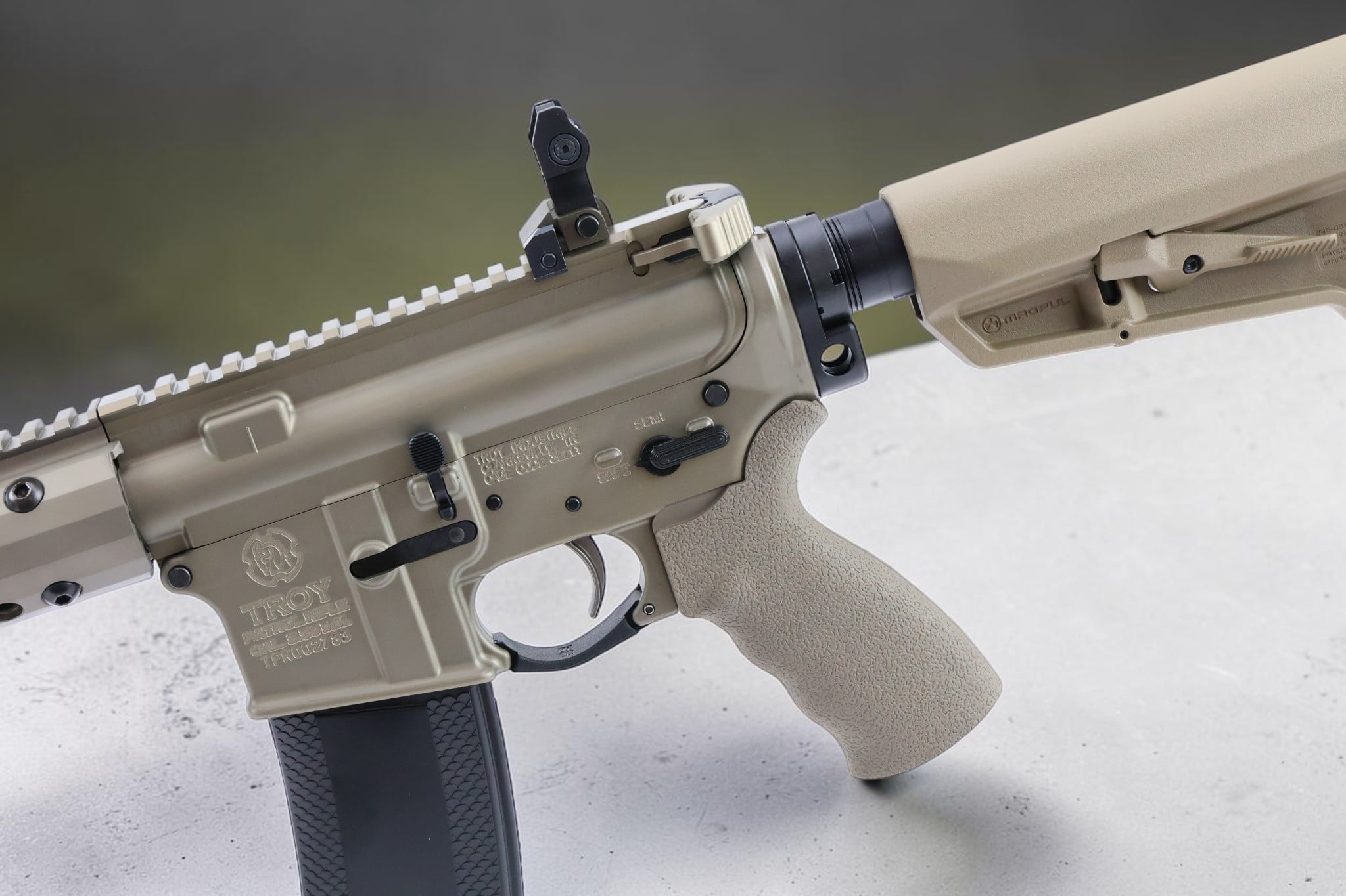 Troy Industries Troy Patrol Rifle (TPR) 11.5″ SOCC T1 Gen 3 FDE SBR - Image 8