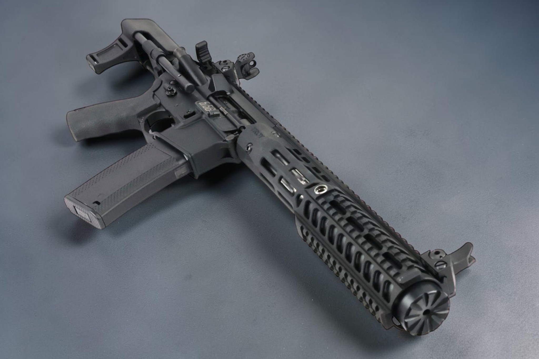 Troy Industries Defender Personal Survival Weapon PSW, Pistol Brace 5.56, 7.5" - Integrally Suppressed BLK - Image 4