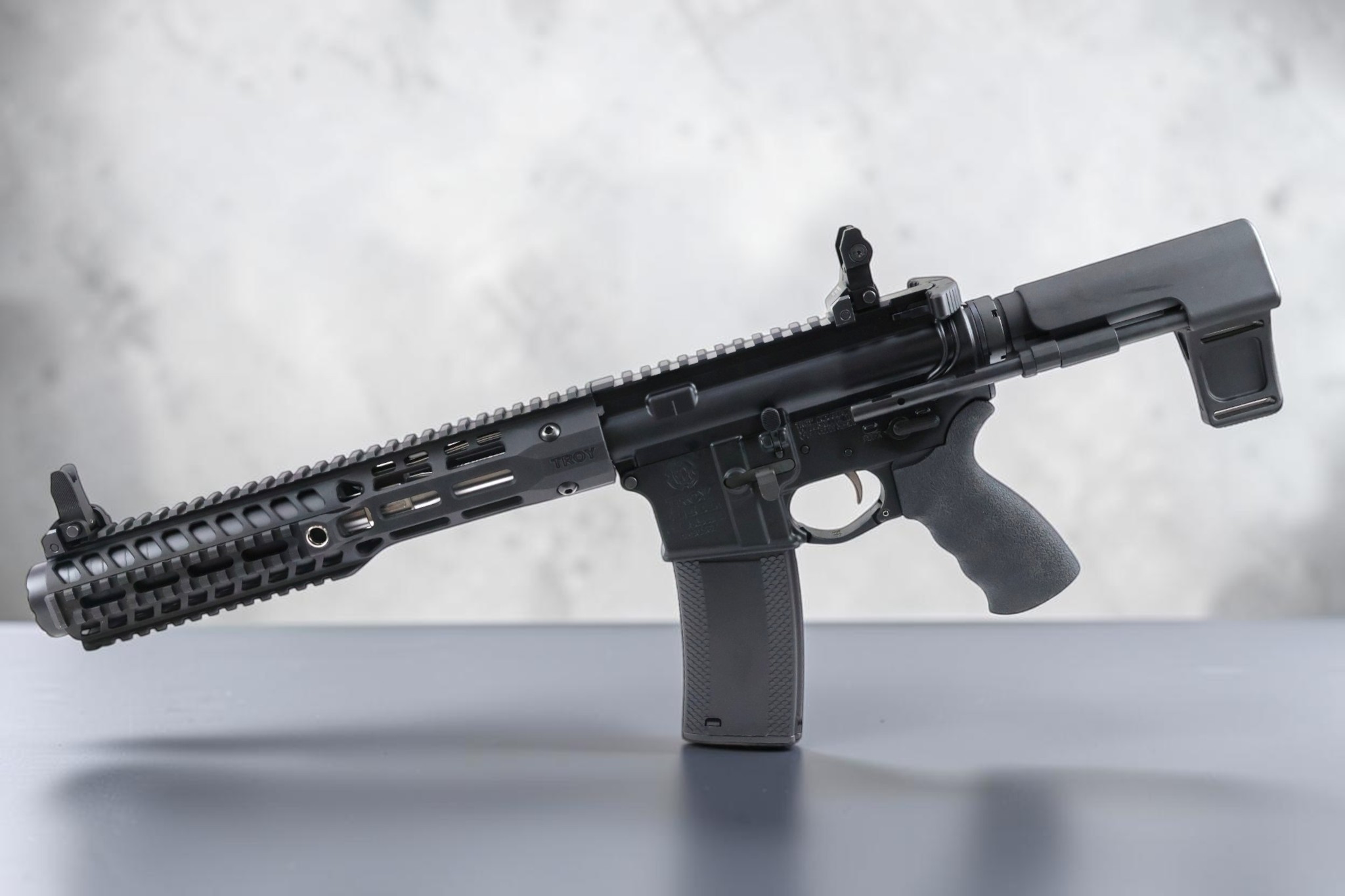 Troy Industries Defender Personal Survival Weapon PSW, Pistol Brace 5.56, 7.5" - Integrally Suppressed BLK - Image 7