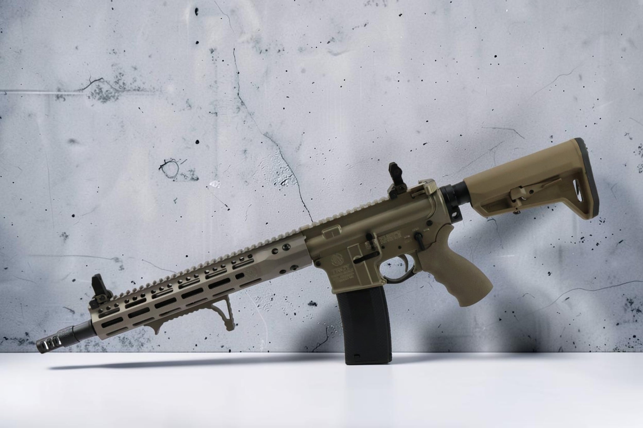 Troy Industries Troy Patrol Rifle (TPR) 14.5″ SOCC T1 Gen 3 FDE SBR - Image 2