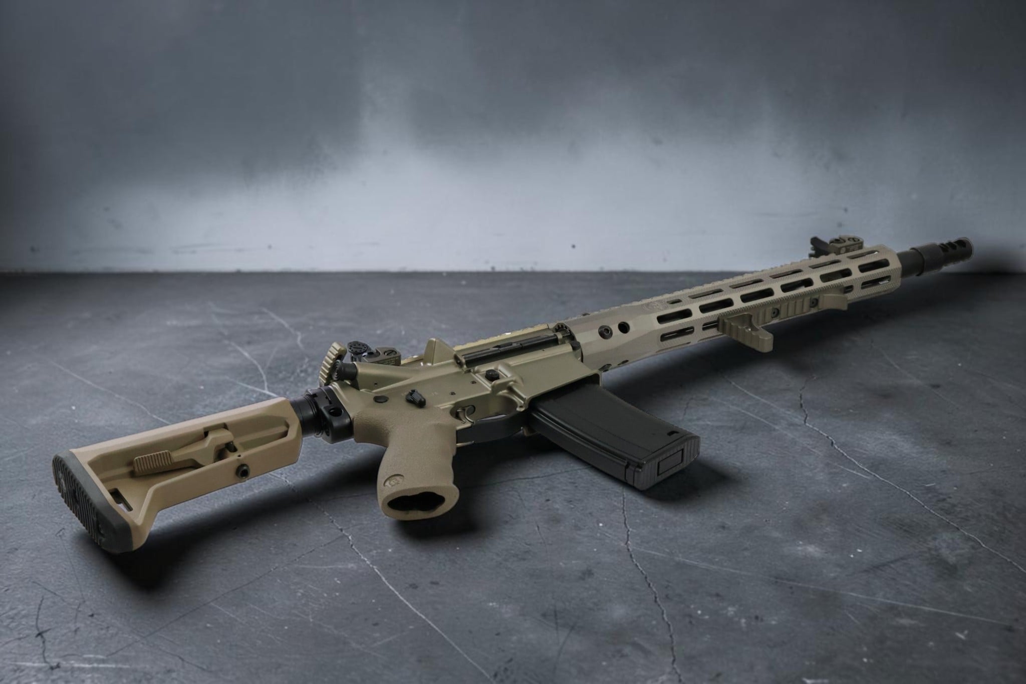 Troy Industries Troy Patrol Rifle (TPR) 14.5″ SOCC T1 Gen 3 FDE SBR - Image 6