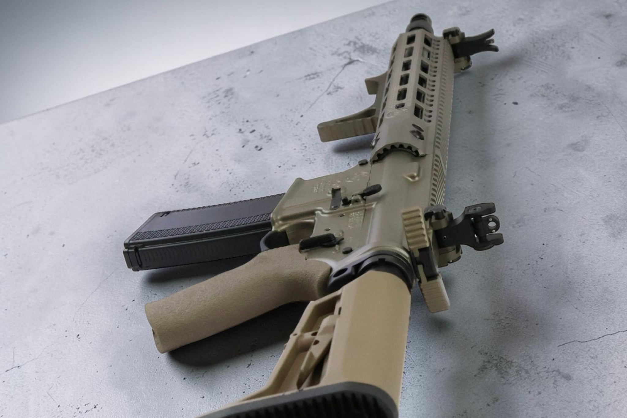 Troy Industries Troy Patrol Rifle (TPR) 14.5″ SOCC T1 Gen 3 FDE SBR - Image 7
