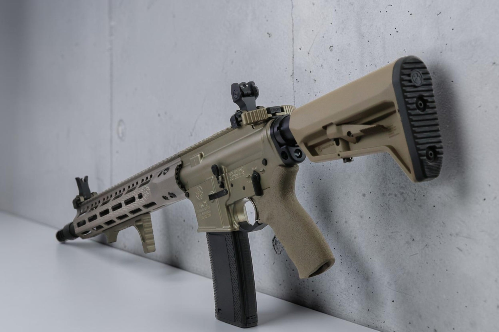Troy Industries Troy Patrol Rifle (TPR) 14.5″ SOCC T1 Gen 3 FDE SBR - Image 8