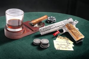 Cabot Guns Limited Edition Hand Engraved Tribal 45acp SOB24 ONE of 020 Every Made