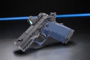 NEW MODEL CUSTOM SHOP XP 3C BLACK / BLUE AMBI THUMBLEDGE LIMITED EDITION FUSION FIREARMS