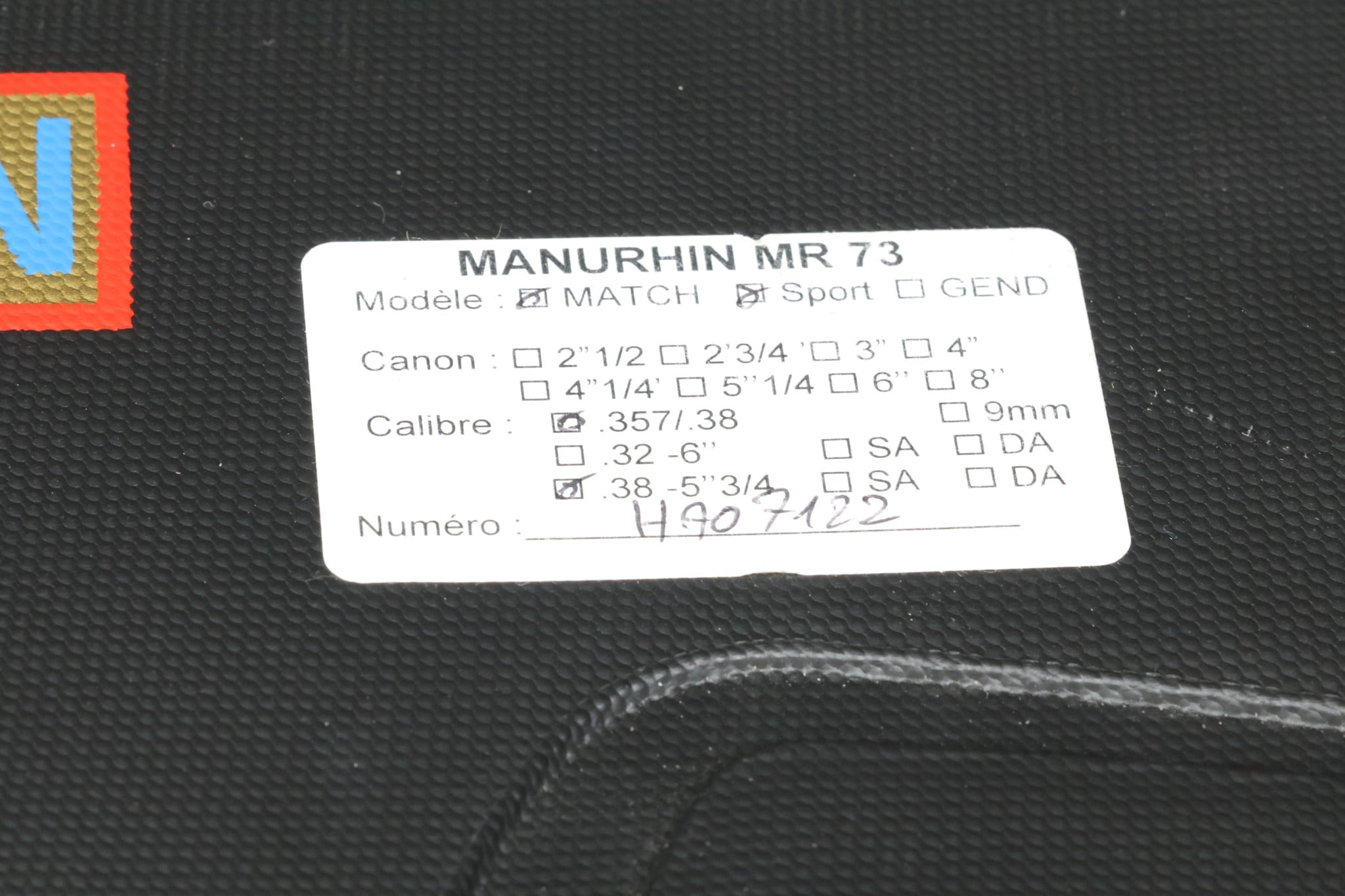 Italian made Manurhin MR73 HB Sport DA/SA with Case - Image 12