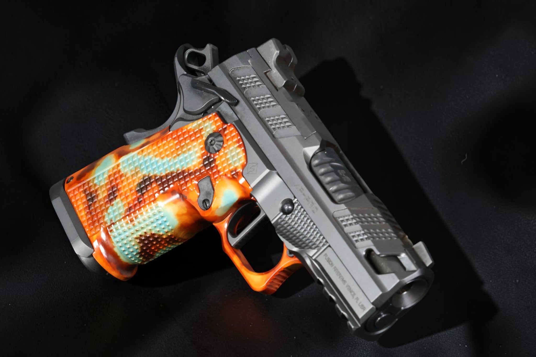 NEW MODEL CUSTOM SHOP XP 3C COLOR CASED PORTED AMBI THUMBLEDGE LIMITED EDITION FUSION FIREARMS - Image 2